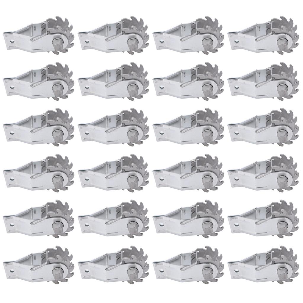 24Pcs Inline Ratchet Strainer Fence Wire Tensioner for Electric Fence Farm Fence