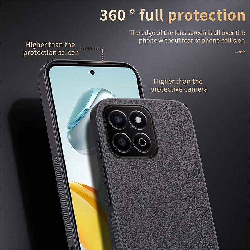 Luxury Business Leather Soft Frame Magnetic Cover For Honor X7C HonorX7C Phone Cases Capa