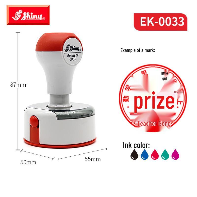 Taiwan Li Brand Custom Engraved Press-Type High-End Photosensitive Seal with Automatic Ink Output