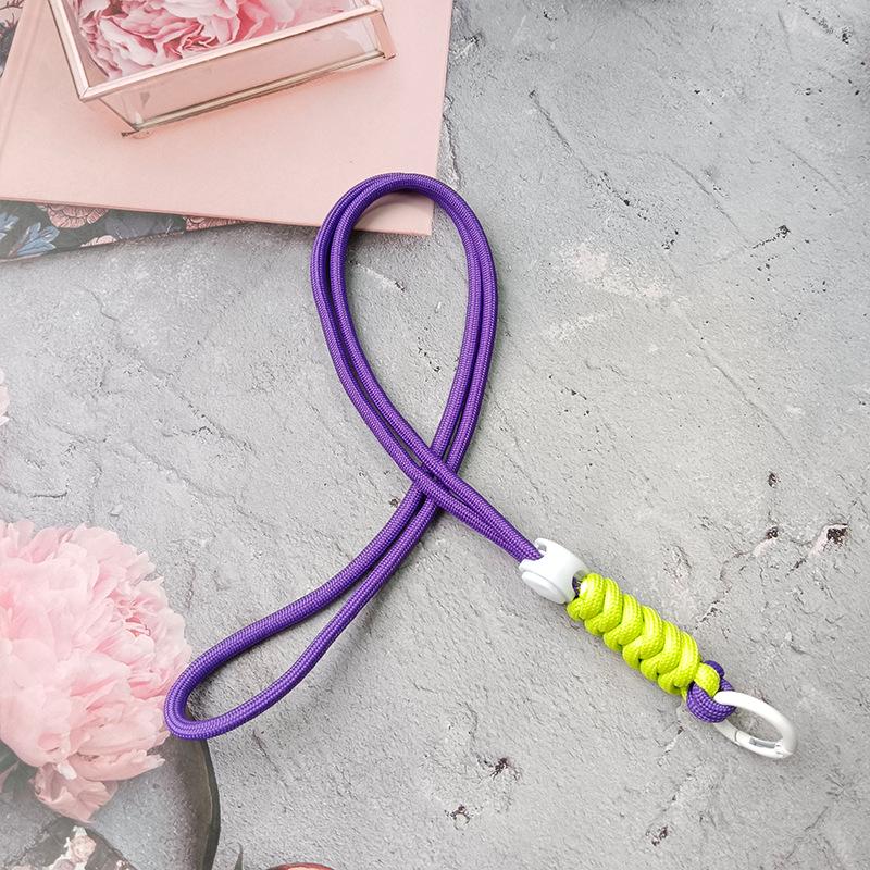 

Креативный тканый шнурок для мобильного телефона и ID-карты - 46 см держатель для ключей