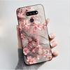 Weiche Hülle für LG K50S K40S Handyhülle LMX540HM LM-X540 LMX430HM LM-X430 Modischer Schmetterling Blume Schwarzer Silikon-Stoßfänger Abdeckung