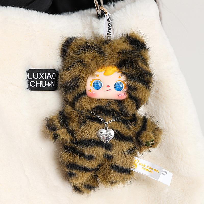 New Samuel Meow'S Cool Moments Plush Blind Box Vinyl Surprise Trendy Play Cute Bag Pendant Pendant Desktop Ornament Girl Gift