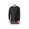 Under Armour Quick-Dry Breathable Moisture-Wicking Long Sleeve T-Shirt Unisex tops Black 24600601-001