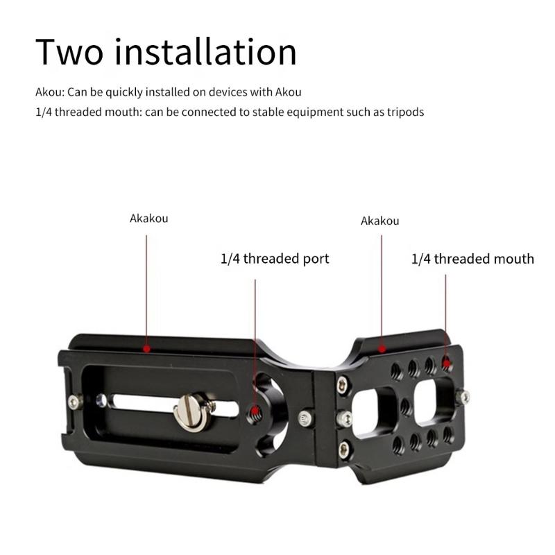 Universal L Shape Bracket Vertical QR Plate For RSC2 DSLR Cameras and Stabilizers for Professional Photography