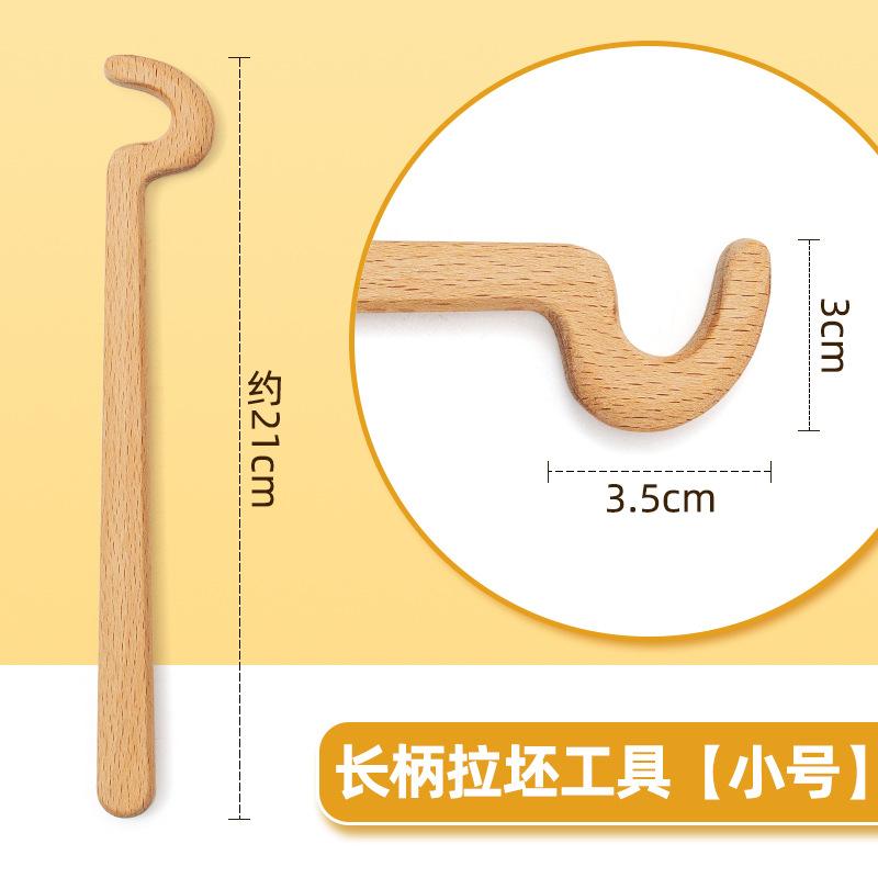 

Wood Long-handle Drawing Pottery Tool Rapid Shaping and Shaping The Mouth Edge for Supporting Pottery Modeling