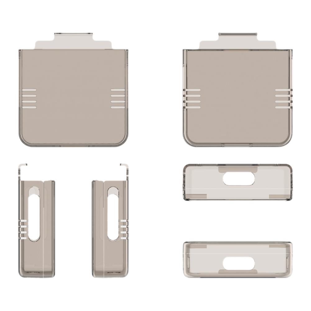 

для игровой консоли Miyoo Flip/Flip V2 защитный чехол противоударный материал ПК амортизирующий защитный рукав оболочка аксессуары серый