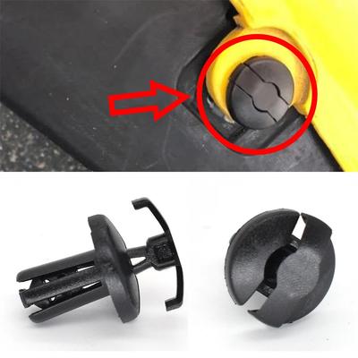 10 Stück Schwarze Motorradschraube Gedrückte Nieten Zierclips 90683-GAZ-003 Für Honda
