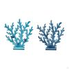 Wooden Coral Decoration Coastal Mediterranean Countertop Art Piece Craft for Themed Party