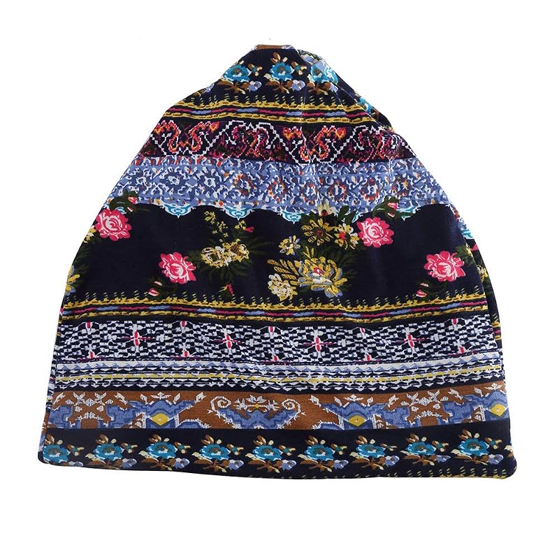 [Xiang Ru] Knit Hat Neck Warmer Headband Nightcap Knit Cap Care Hat Chemotherapy Treatment Turban Cap Summer Air Conditioning Protection Bandana Scarf
