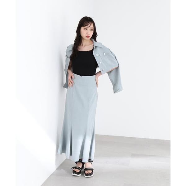 Jill by Jill Stuart Women's Cup Rib Knit Camisole Sweater, Blue