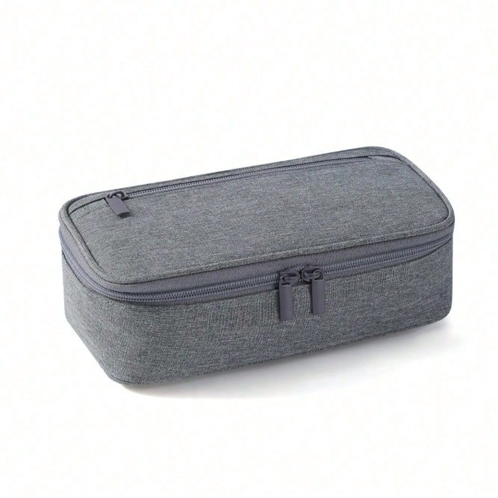Grote Potloodtas Multifunctionele Potloodtas Studenten Potloodtas Grote Capaciteit Potloodtas Ins Gao Yan grey