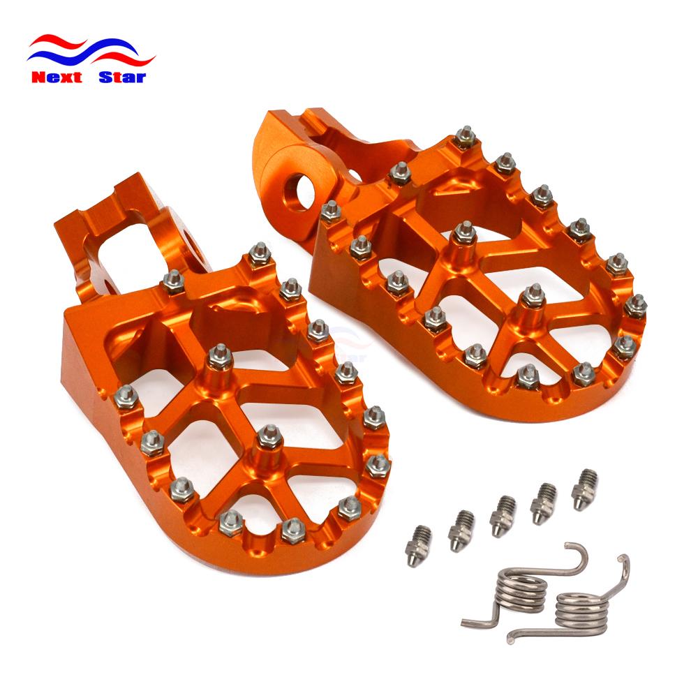 2016-2022 Foot Rests Footrest footpegs Pegs Pedals For KTM SX125 SX250 SX-F 250-450 EXC EXC-F XC XC-F XC-W TC FC RX FX
