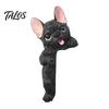 Frenchie Wall Art Decal 3D French Bulldog Resin Light Switch Cover, Cute Cartoon Dog Socket Sticker Decor, Self-Adhesive Animal Plate for Home Bedroom