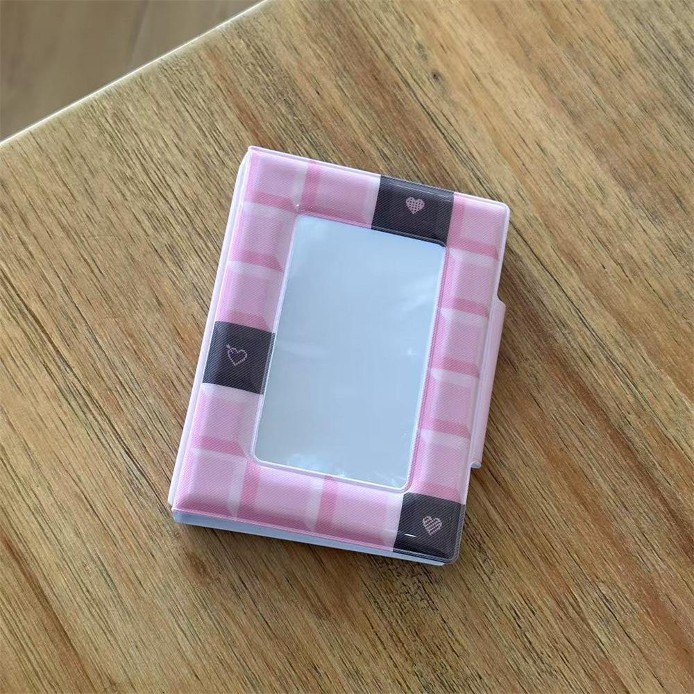 

Cute 3 inch Kpop Album 32 Pockets Mini Photocard Holder Gift Chocolate Idol Photo Holder чёрный