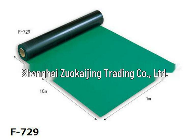 HOZAN F-729 Green Wear-resistant PVC Mat with Strong Elasticity, Rollable See description