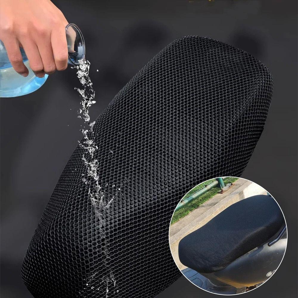 Air Mesh Scooter Seat Electric Black Cushion Practical Motorcycle Anti-skid Pad