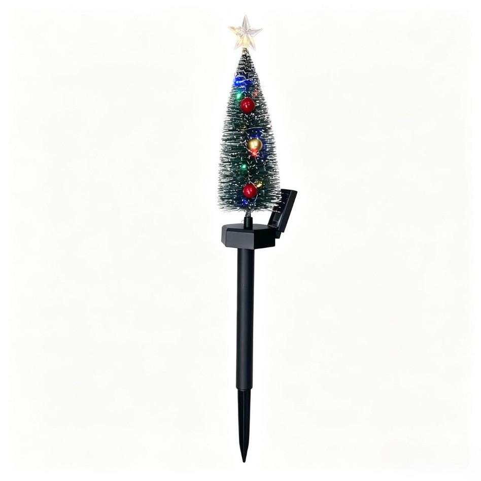 Christmas Tree Stake Lights Outdoor - Festive Holiday Decoration for Garden, Yard,