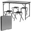 Ensemble camping pliant - SPRINGOS - Valisette pliable - 4 chaises - Réglable 3 positions - Prémonté