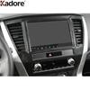 Car Navigation GPS Panel Cover Trim For Mitsubishi Pajero/Montero/Shogun sport -2024 2025 Carbon Fiber Interior Accessories