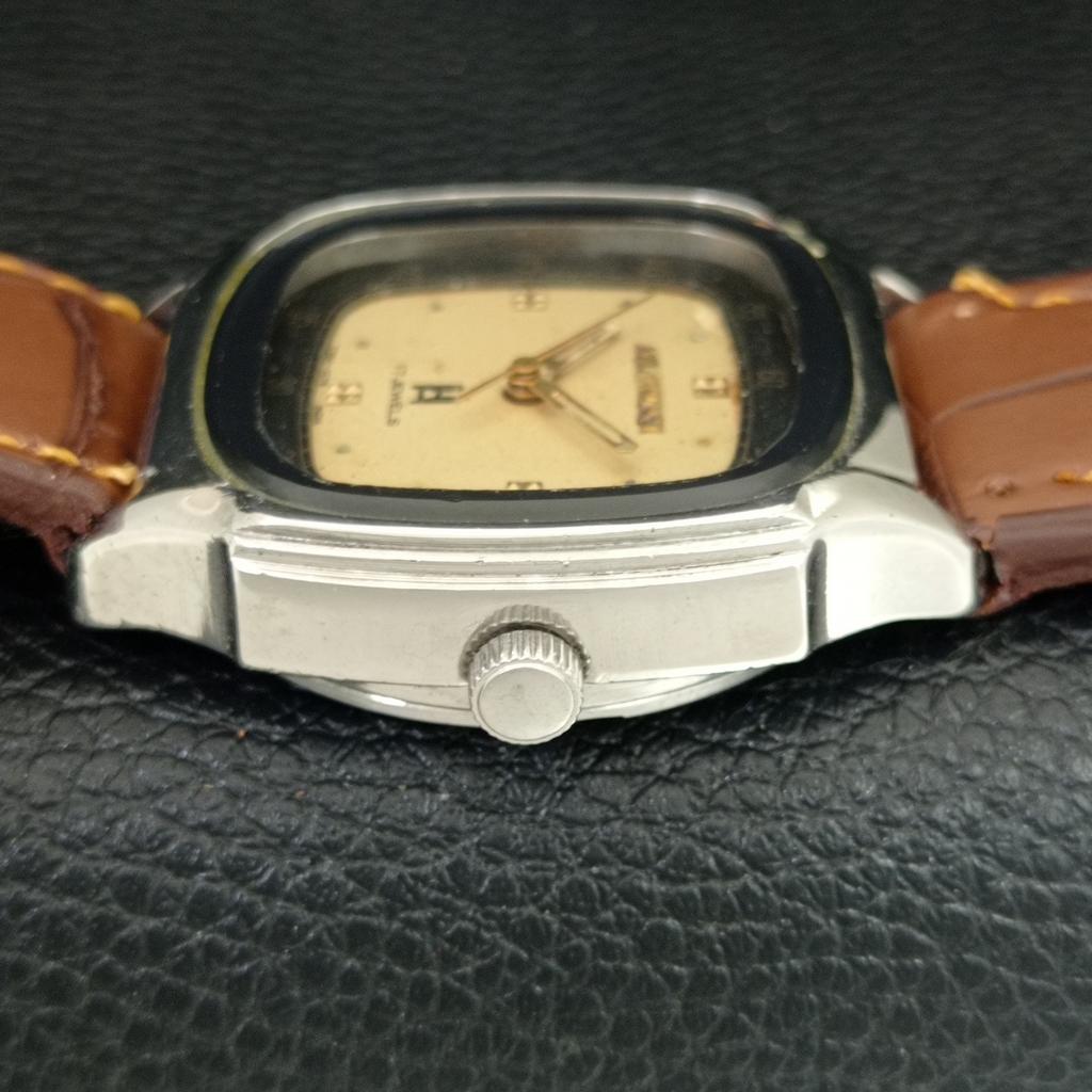 ALLWYN 6300A HAND-WINDING VINTAGE INDIA MENS ORIGINAL DIAL WATCH a706085-1