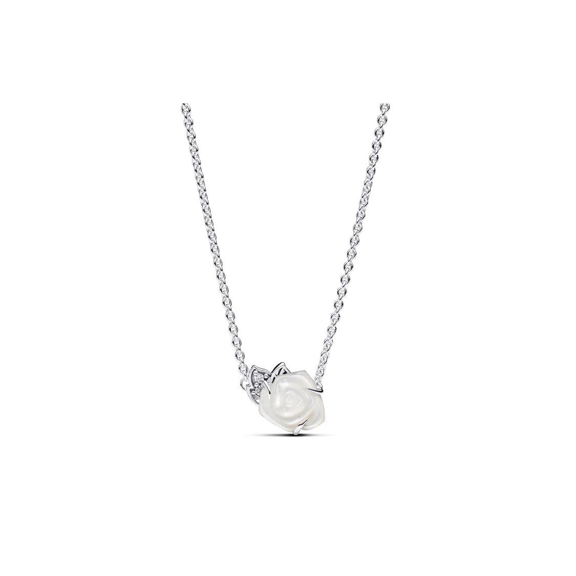 Pandora Rose Pendant 925 Silver Necklace Women necklace 393206C01 Box