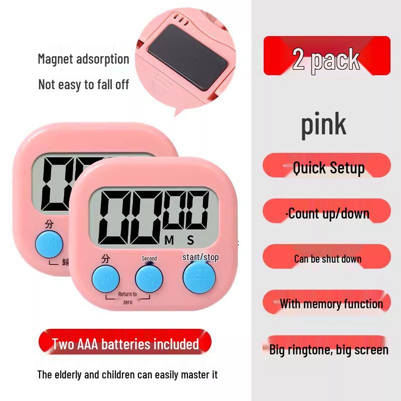 Children s Learning Timer: Self-Discipline Countdown Stopwatch for School and Kitchen