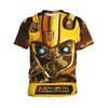 Optimus Prime Megatron Transformers 3D Printed Children's T-shirt, Boy Transformers Role Playing T-shirt, Casual and Comfortable