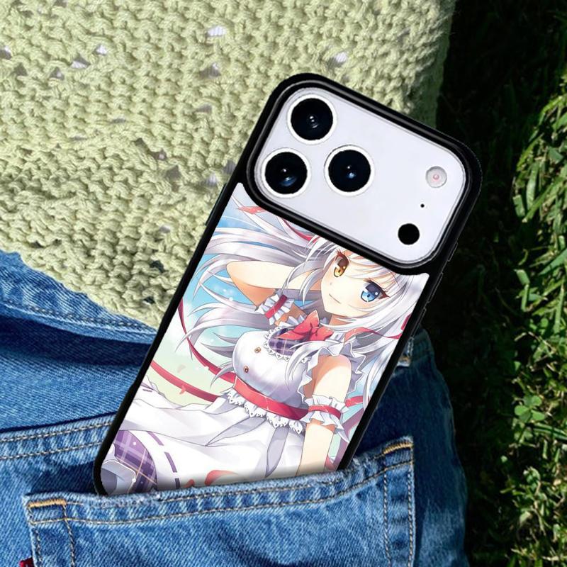Anime Cat Girl Phone Case Cover for IPhone 11 12 13 14 15 16e 17 Pro Max Coque for IPhone 17 Air