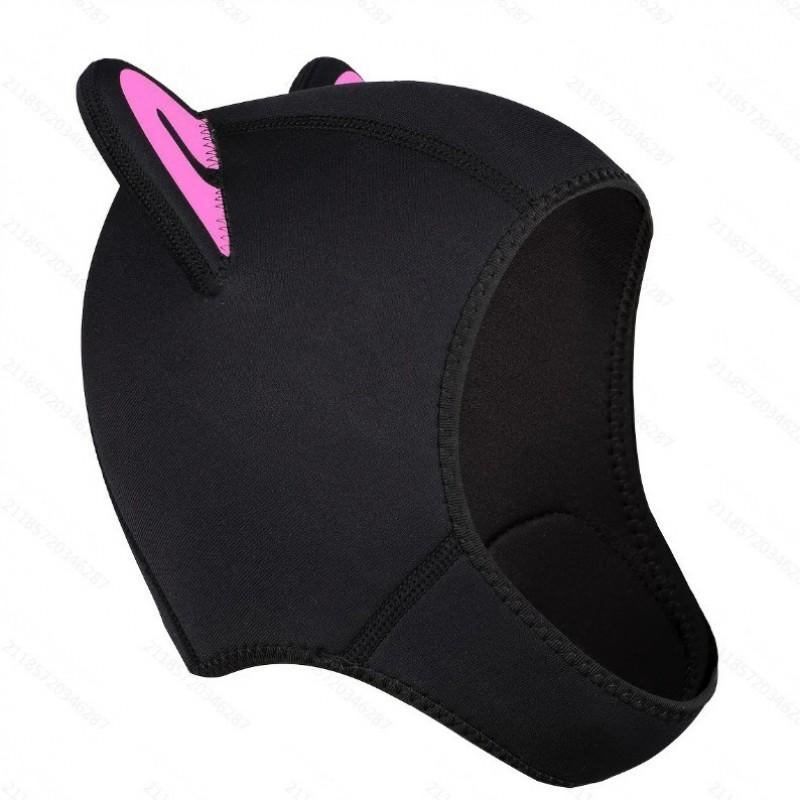 Unisex 2.5mm Neoprene Swim Cap Diving Surfing Winter Swimming Sun Protection Warmth