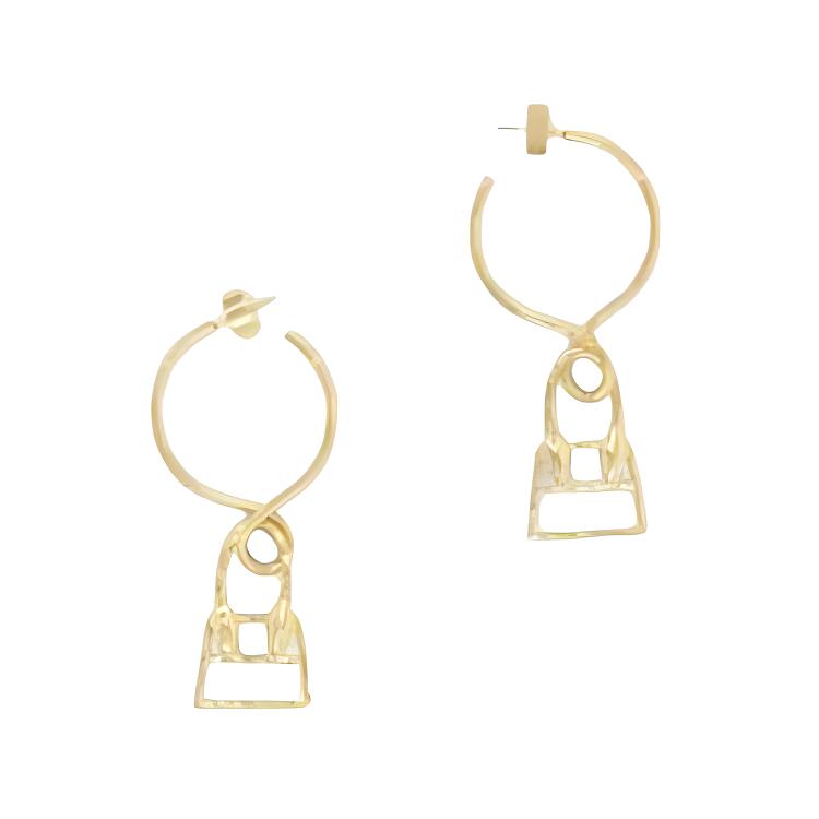

Jacquemus Hollow Bag - Earrings Women earrings Gold 213JW301-5500 F,Gold