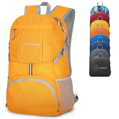 [ZOMAKE] Folding Backpack Large Capacity 35L Outdoor Bag with Chest Strap Waterproof Lightweight Backpack Attack Rack Daypack for Climbing Camping