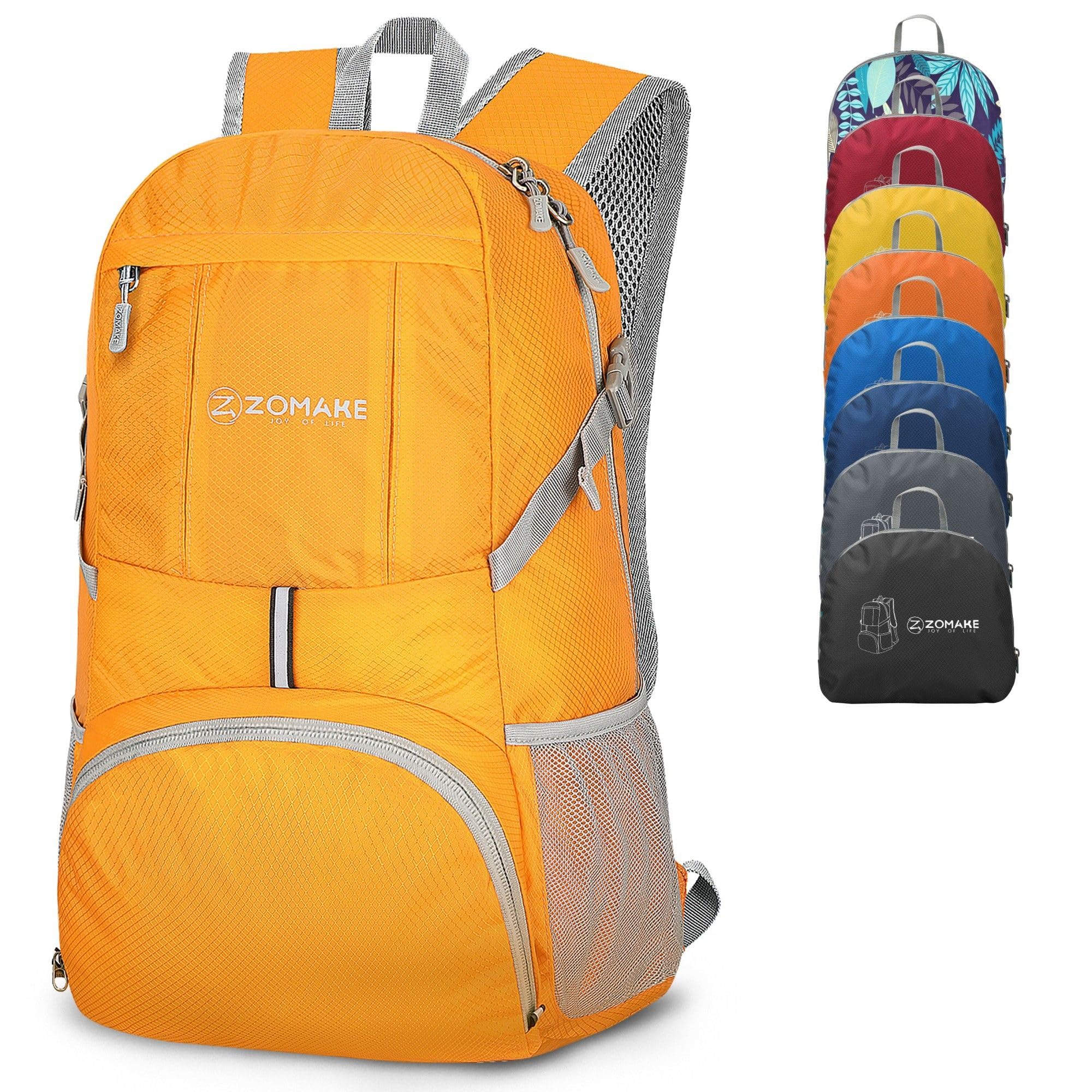 

[ZOMAKE] Folding Backpack Large Capacity 35L Outdoor Bag with Chest Strap Waterproof Lightweight Backpack Attack Rack Daypack for Climbing Camping