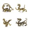 Bronze Dragon Ornament Office Home Accessories Crafts Four Divine Beasts Desktop Car Decoration Supplies