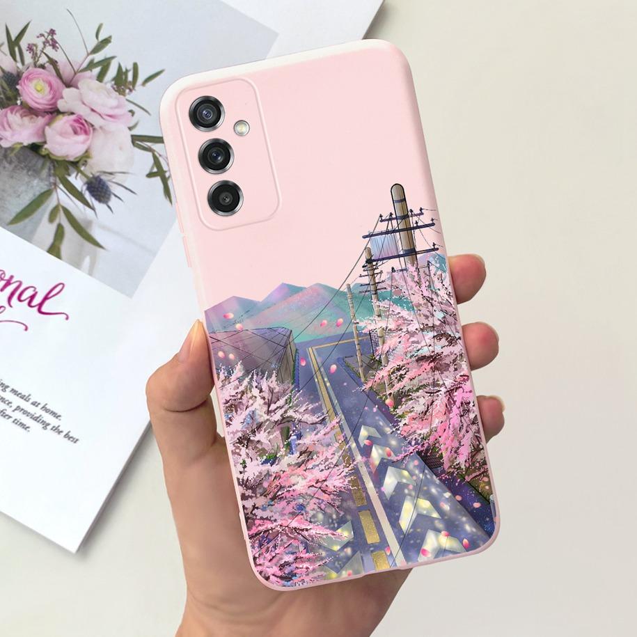 For Samsung M52 5G Case Lovely Duck Cat Head Dinosaur Fundas Soft TPU Phone Cases For Samsung Galaxy M52 5G SM-M526B Hoesje 6.7"