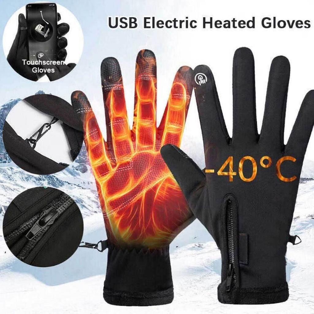 These Unisex Electrically Heated Gloves Are Warm And Comfortable, Suitable For Sports Such As Motorcycling, Skiing, Skating, And Snow Hiking.