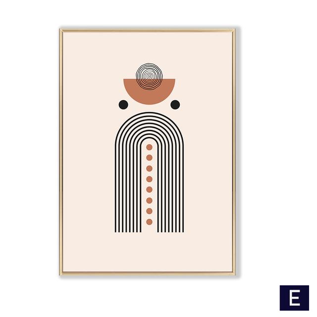 Abstract Posters And Prints Modern Wall Pictures For Living Room Decoration Geometry Painting Line Rainbow Canvas Art Print