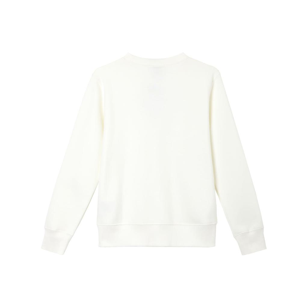 Nike Sportswear Phoenix Fleece Lined Crew Neck Athleisure Long Sleeved Sweatshirt Women's Canvas White/Black DQ5752-133