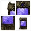Halloween Lantern Light House Shape Lighting for Porch Holiday Costume Party