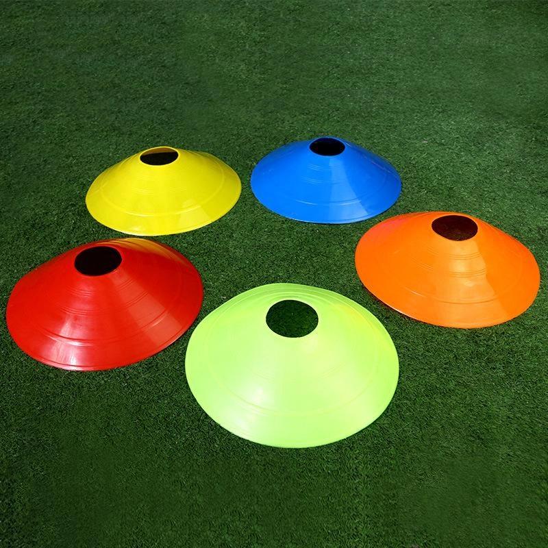 10/50 Pcs Durable Soccer Training Cones With Pressure Resistant Marker Discs Football Sports Practice Outdoor Sports Equipment