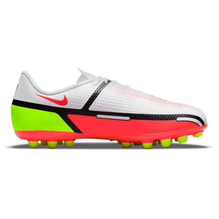 New Nike Phantom GT 2 Academy AG Wear Resistant Coverage Low Top Kids' Soccer Shoes White Red Kids' DC0811-167