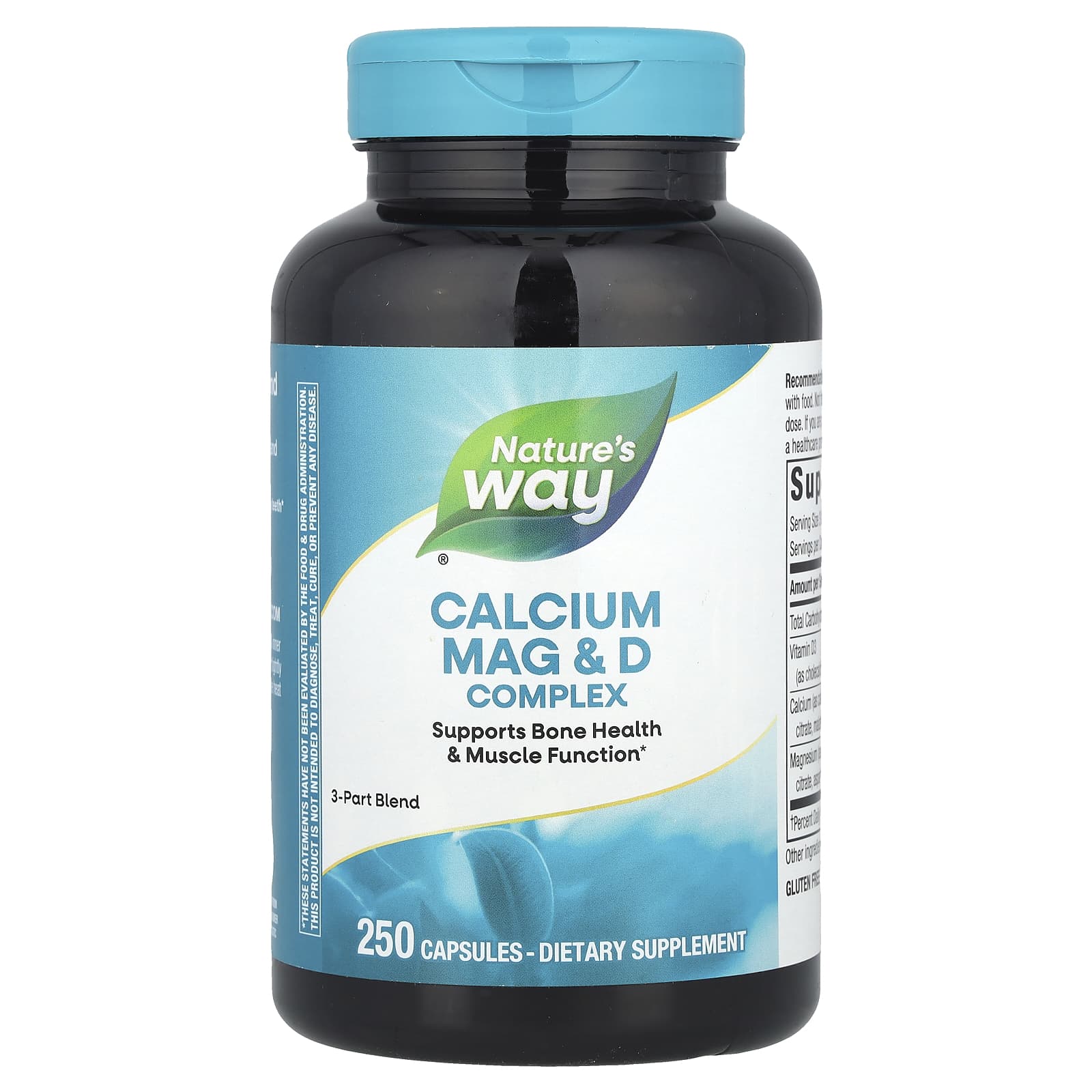 

Nature S Way, Calcium Magnesium & Vitamin D Complex, 250 Capsules