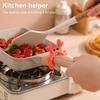 1Pcs Crab Shaped Silicone Spatula Holder Rack Anti Scalding Spoon Rest Clip for