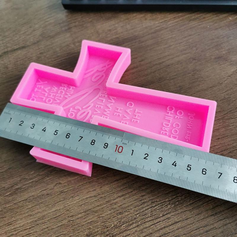 Cross Resin Molds,Epoxy Resin Cross Molds Silicone Molds for Keychain DIY Craft Necklace Jewelry Pendant Making Hallowee
