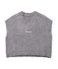 10 Fast Seven Crop Knit Vest - Mocha