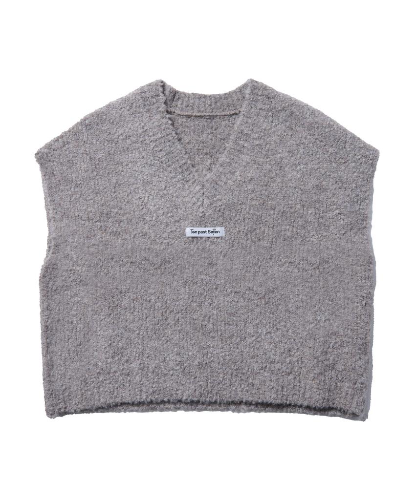 10 Fast Seven Crop Knit Vest - Mocha