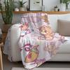 Trendy Brand T-tokidokis Cartoon Cute Blanket Warm And Soft Suitable For Bedroom Living Room Sofa Bed Office Travel Camping