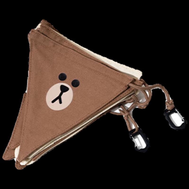 MOBI GARDEN LINE FRIENDS Camping Triangle Flag