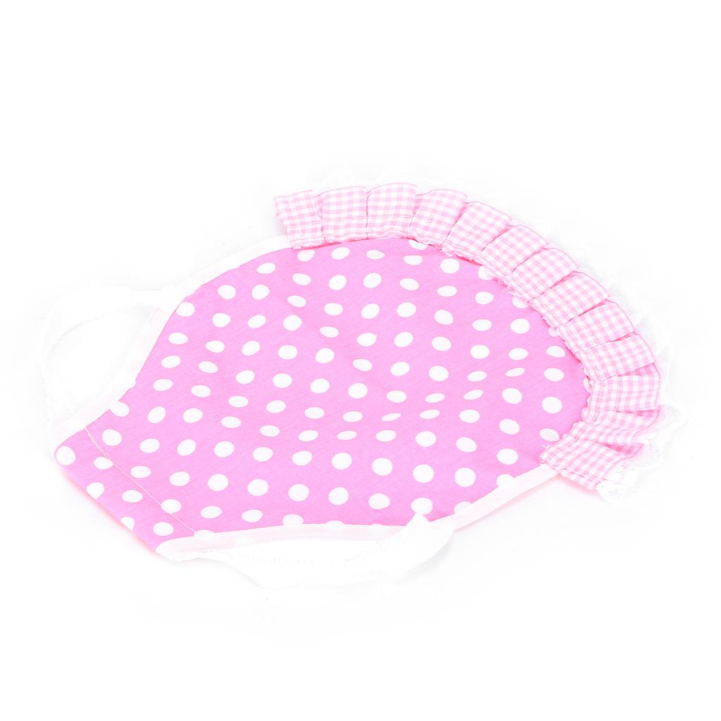 Hühnersattel Hennen-Schürze Federfixierer Flügel-Rückenschutz Hennen-Schürze mit elastischen Bändern Pinke Punkte