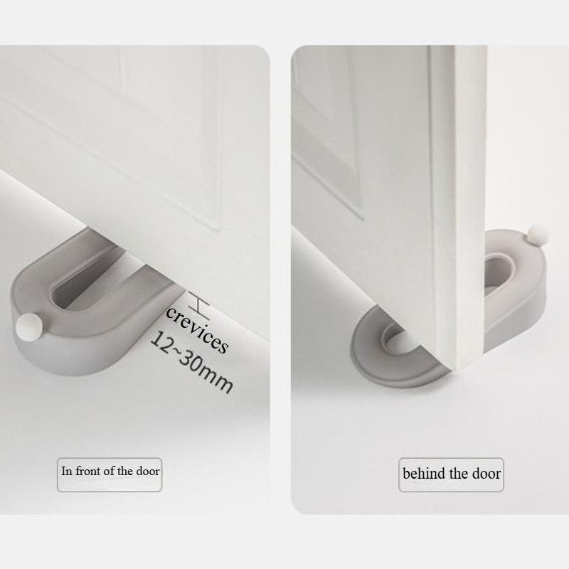 1Pc Top Safety Silicone Door Stopper Anti Collision Household Windproof Fixed Door Carmen Suction