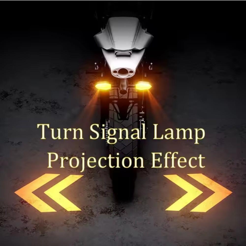 Sequential Flowing Motorcycle Led Turn Signal Blinker Running Light Indicators